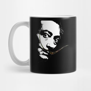 Salvador Dali face with moustache Mug